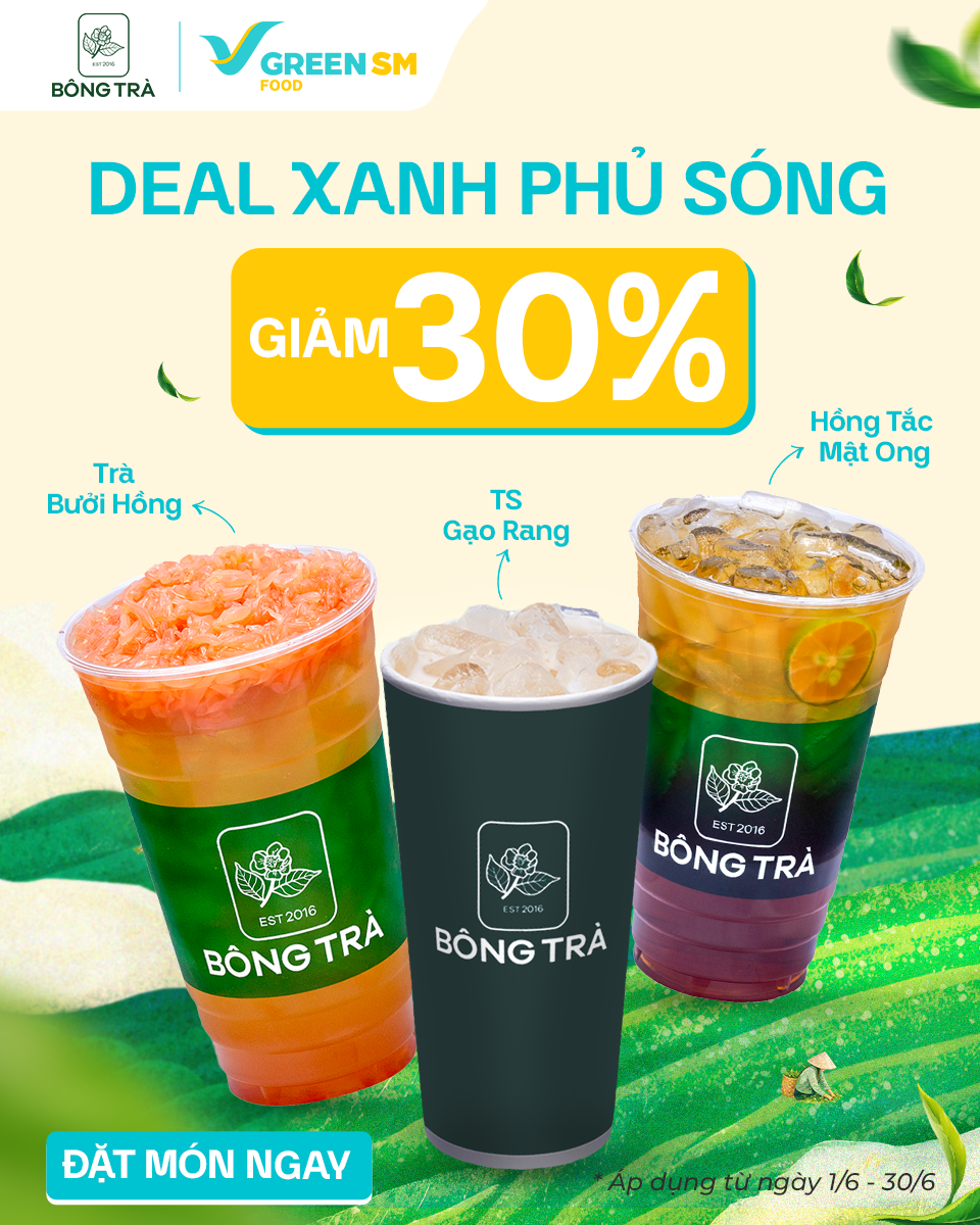 DEAL XANH PHỦ SÓNG - THÍCH MÓN NÀO, GIẢM MÓN ĐÓ.